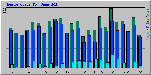 Hourly usage for June 2024