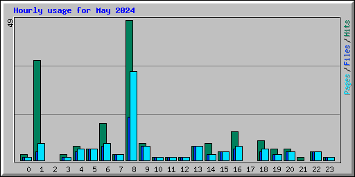 Hourly usage for May 2024
